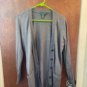 Ralph Lauren cardigan cotton and 10% cashmere small